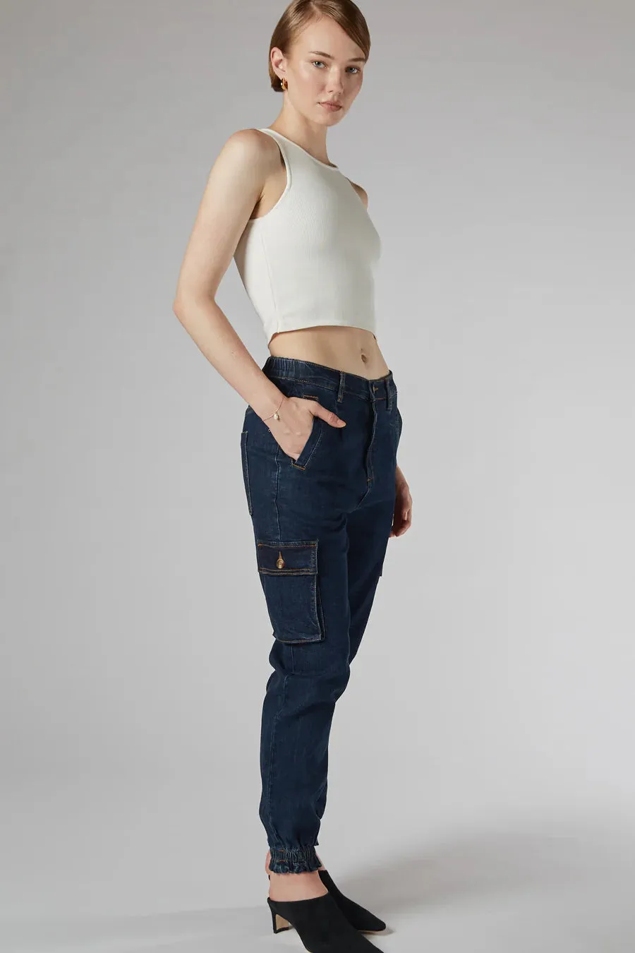 DRICOPER "Mora cargo" dark Paris jeans! 10-12