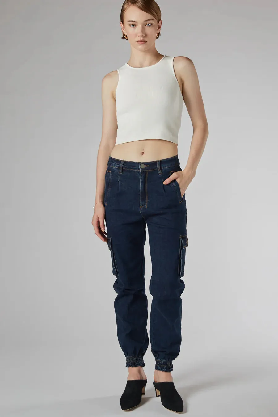 DRICOPER "Mora cargo" dark Paris jeans! 10-12