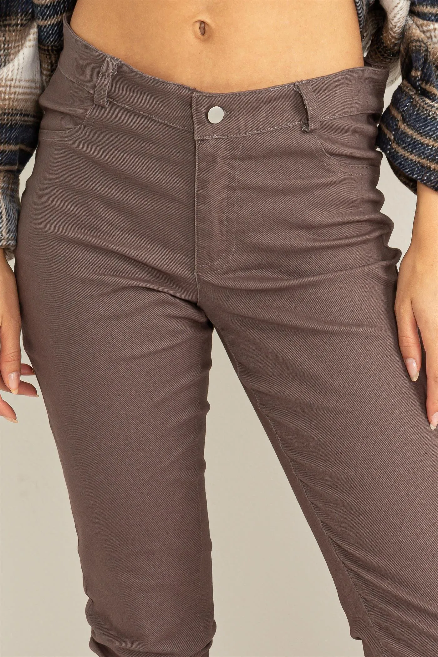 HF24A154-LOW-RISE SKINNY PANTS