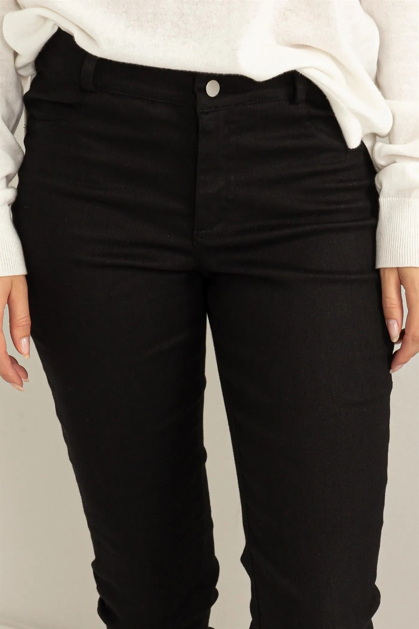 HF24A154-LOW-RISE SKINNY PANTS