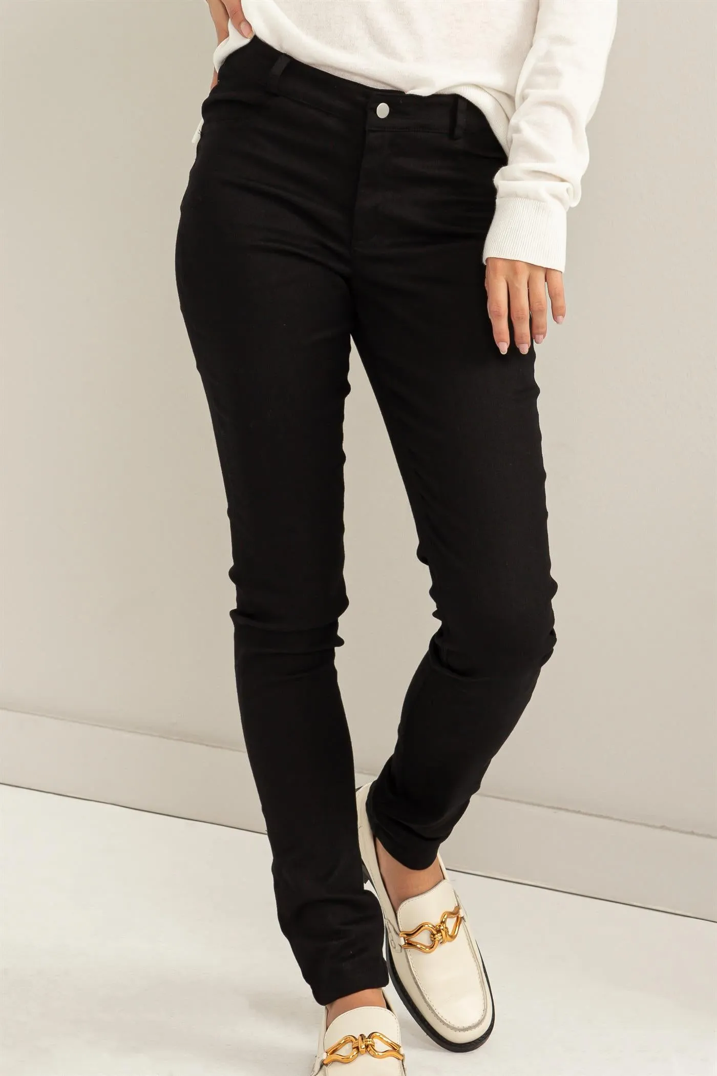 HF24A154-LOW-RISE SKINNY PANTS